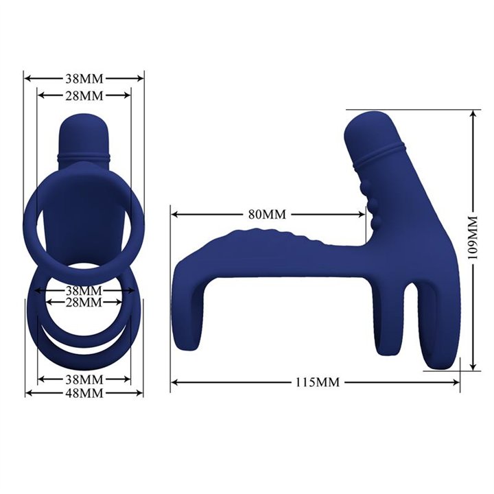 Vibrating Penis Ring - BI-210276-3 - Teknashop Ltd