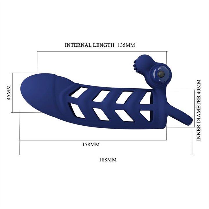 Vibrating Peni Sleeve - BI-026237-3 - Teknashop Ltd