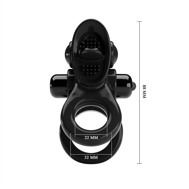 Passionate Double Vibrating Penis Ring - BI-210239 - Teknashop Ltd
