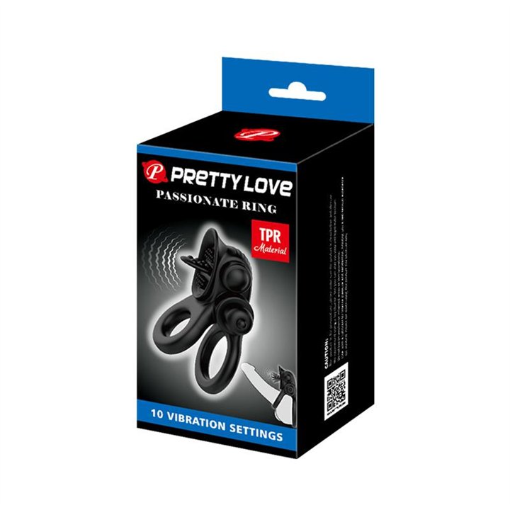 Passionate Double Vibrating Penis Ring - BI-210239 - Teknashop Ltd