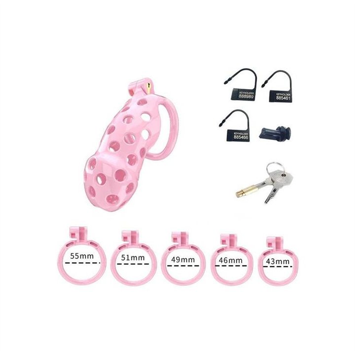 Penis Cage PC03 Pink - R2602 - Teknashop Ltd