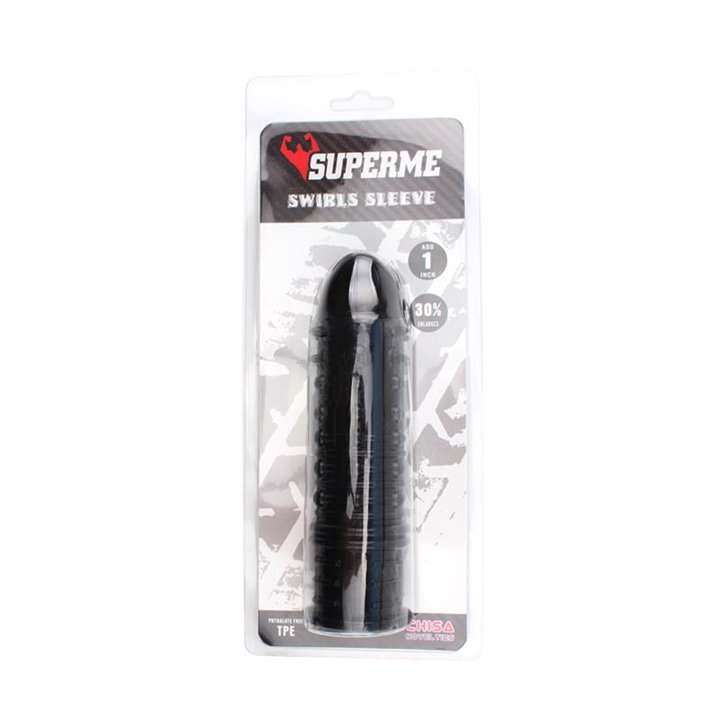 Swirls Sleeve-black - CN-371648783 - Teknashop Ltd