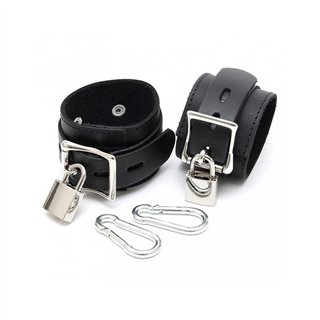 Cuffs with padlocks-Adjustable - R7981 - Teknashop Ltd