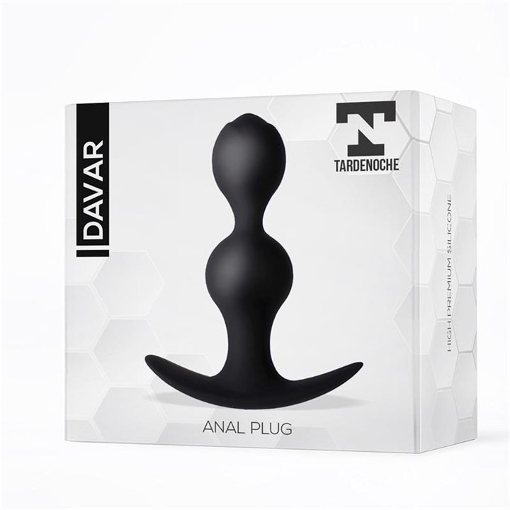 Davar Anal Plug Silicone - T-119 - Teknashop Ltd