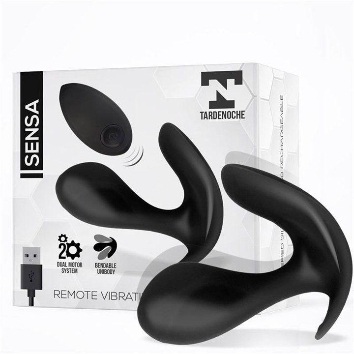 Sensa Stimulator Remote Control USB Liquid Silicone Black - T-115 - Teknashop Ltd