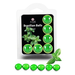 Brazilian Balls Set 6  Mint - F3386-8 - Teknashop Ltd