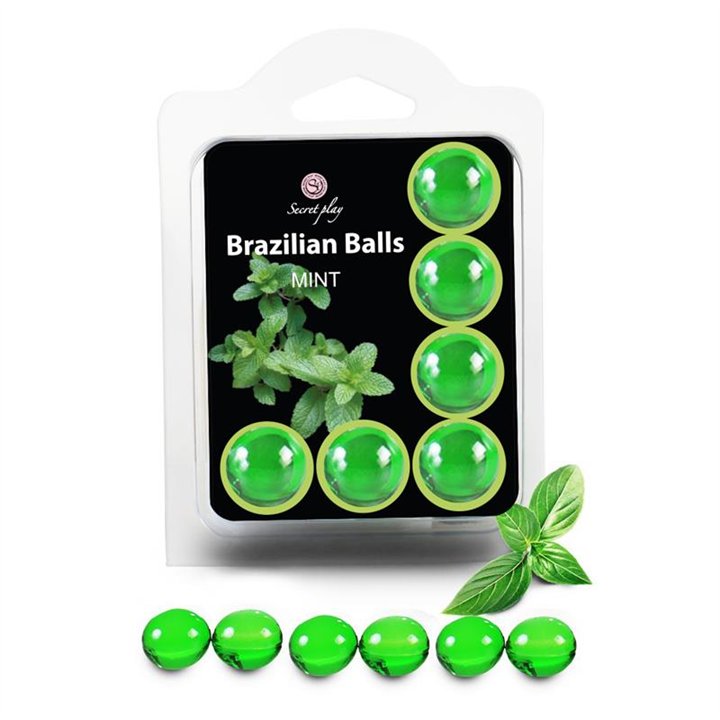 Brazilian Balls Set 6  Mint - F3386-8 - Teknashop Ltd