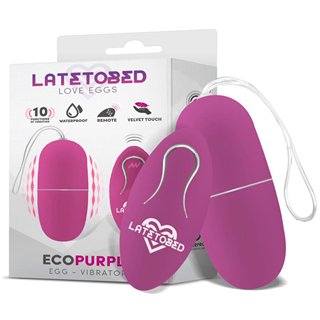 Ecopurple Vibrating Egg with Remote Control - M-845 - Teknashop Ltd
