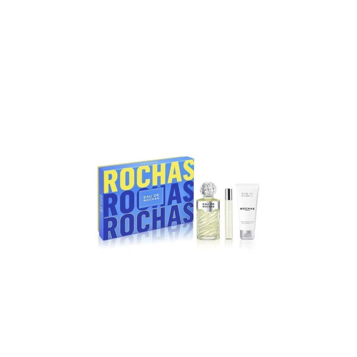Set Eau Rochas Edt 100ml Body 100ml Edt 20ml@ - unisex - Teknashop Ltd