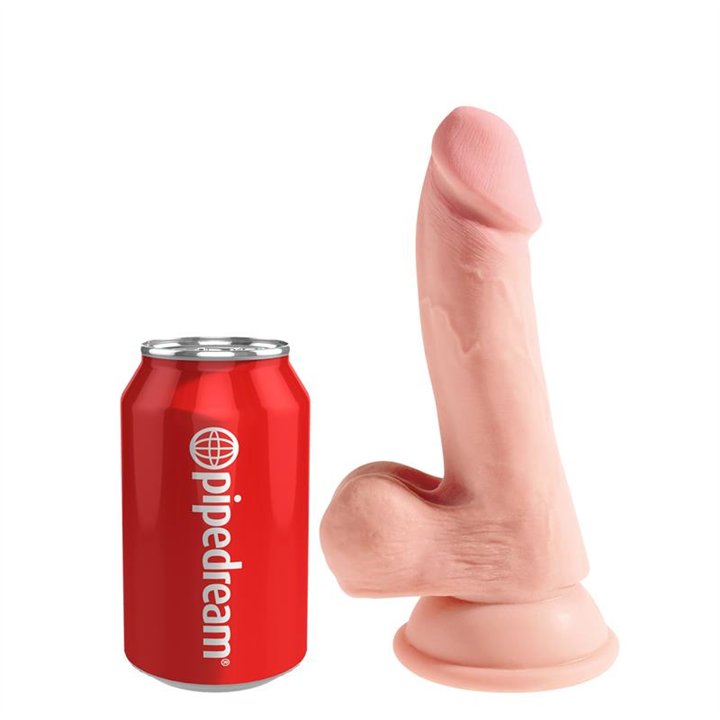 Triple Density Dildo with Testicles 6.5 - PD-5717-21 - Teknashop Ltd