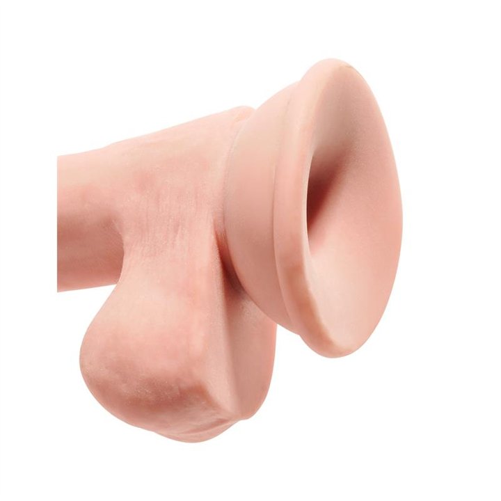 Triple Density Dildo with Testicles 6.5 - PD-5717-21 - Teknashop Ltd