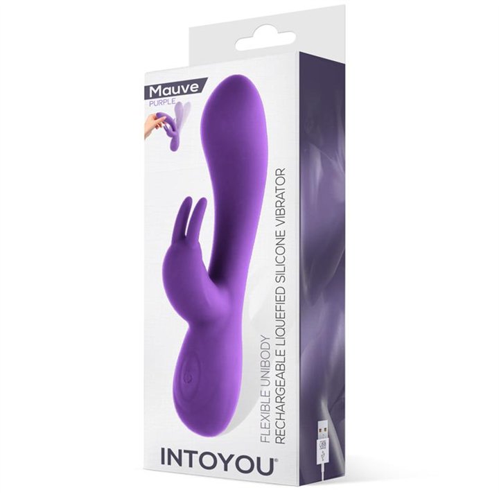 Mauve Mauve Liquefied Silicone Unibody Vibe USB Purple - IN-023 - Teknashop Ltd