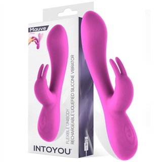 Mauve Unibody Liquefied Silicone Vibe USB Pink - IN-024 - Teknashop Ltd