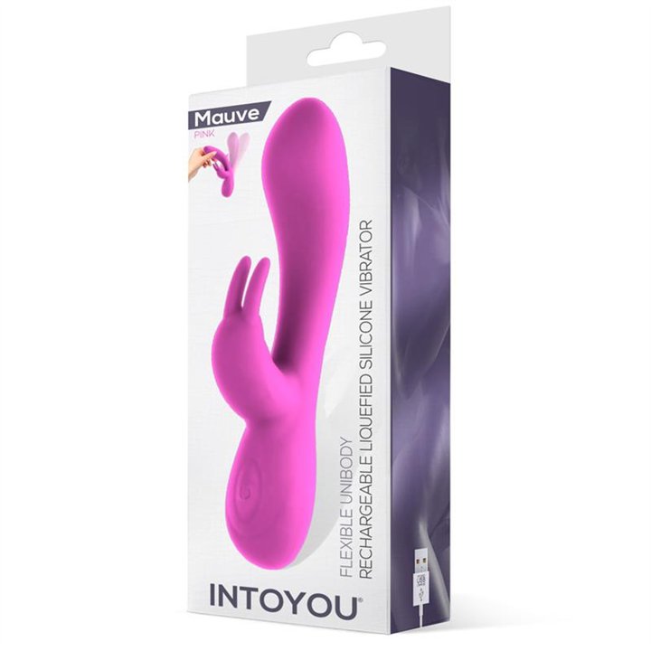 Mauve Unibody Liquefied Silicone Vibe USB Pink - IN-024 - Teknashop Ltd