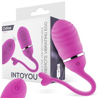 Vibrating Egg with Remote Control Odise USB Silicone Pink - IN-026 - Teknashop Ltd