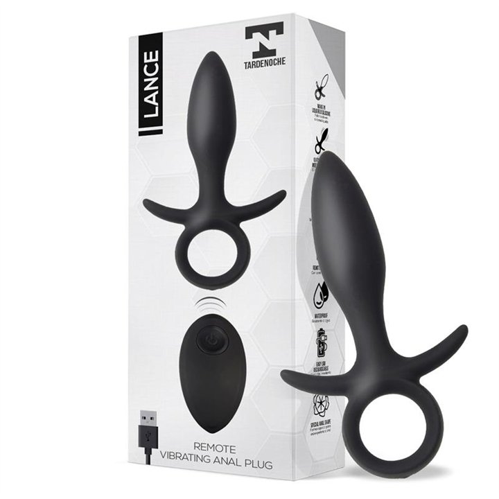 Lance Anal Plug Remote Control Liquified Silicone USB - T-118 - Teknashop Ltd