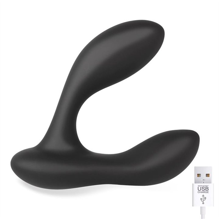 Brett Prostate Massager Remote Control USB Liquid Silicone - T-123 - Teknashop Ltd