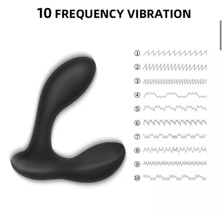 Brett Prostate Massager Remote Control USB Liquid Silicone - T-123 - Teknashop Ltd