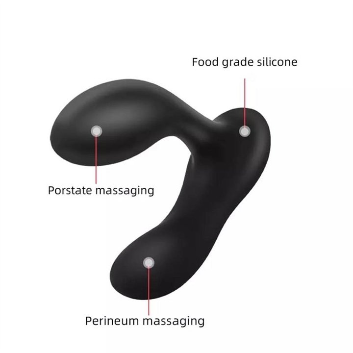Brett Prostate Massager Remote Control USB Liquid Silicone - T-123 - Teknashop Ltd