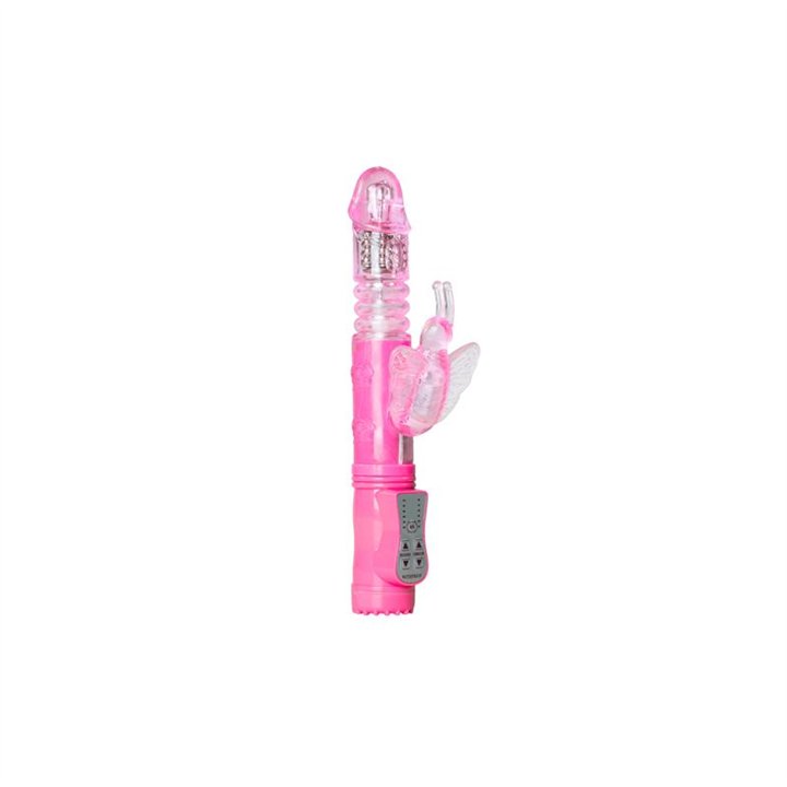 Bunny Vibrator - Pink Butterfly - ET037PNK - Teknashop Ltd