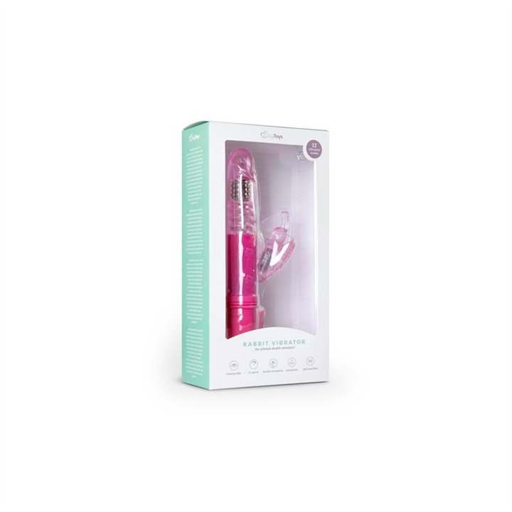 Bunny Vibrator - Pink Butterfly - ET037PNK - Teknashop Ltd
