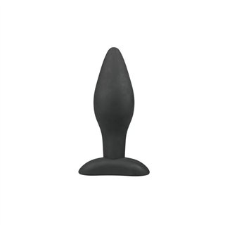 Large Black Silicone Buttplug - ET199BLK - Teknashop Ltd