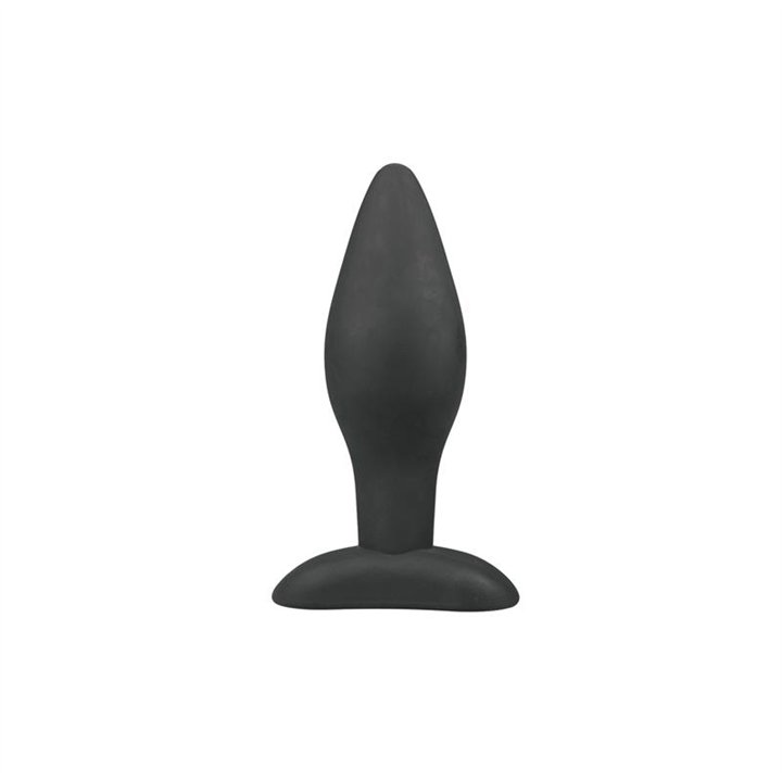 Large Black Silicone Buttplug - ET199BLK - Teknashop Ltd