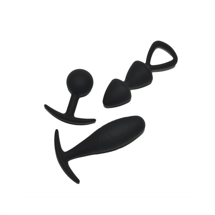 Set of 3 Butt Plugs Size S Basel - R2585 - Teknashop Ltd