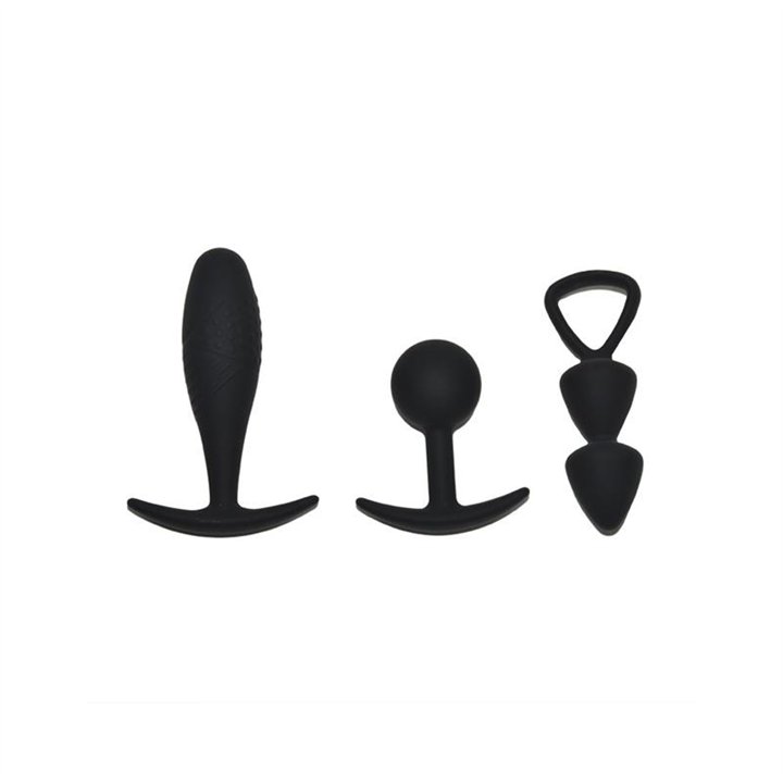 Set of 3 Butt Plugs Size S Basel - R2585 - Teknashop Ltd