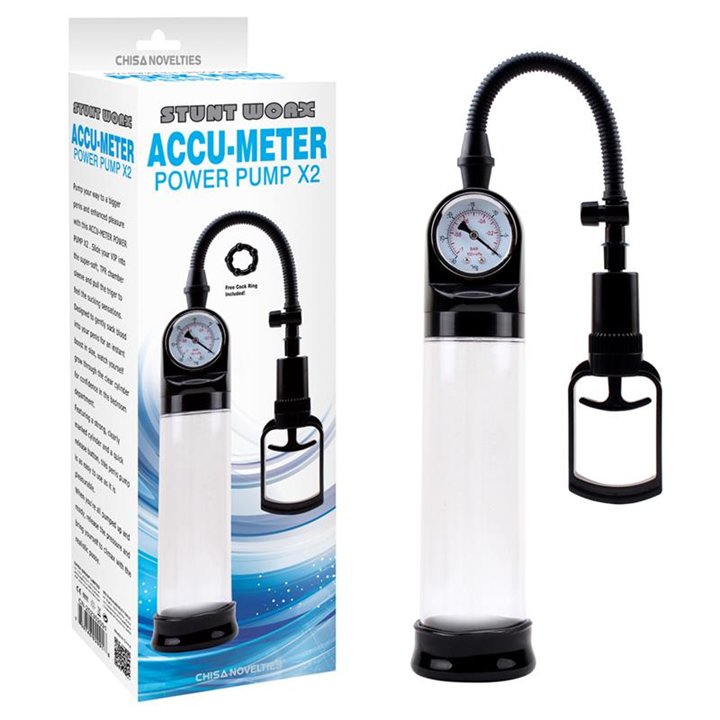 Masturbator Accu-Meter Power Pump x2 - CN-252302091 - Teknashop Ltd