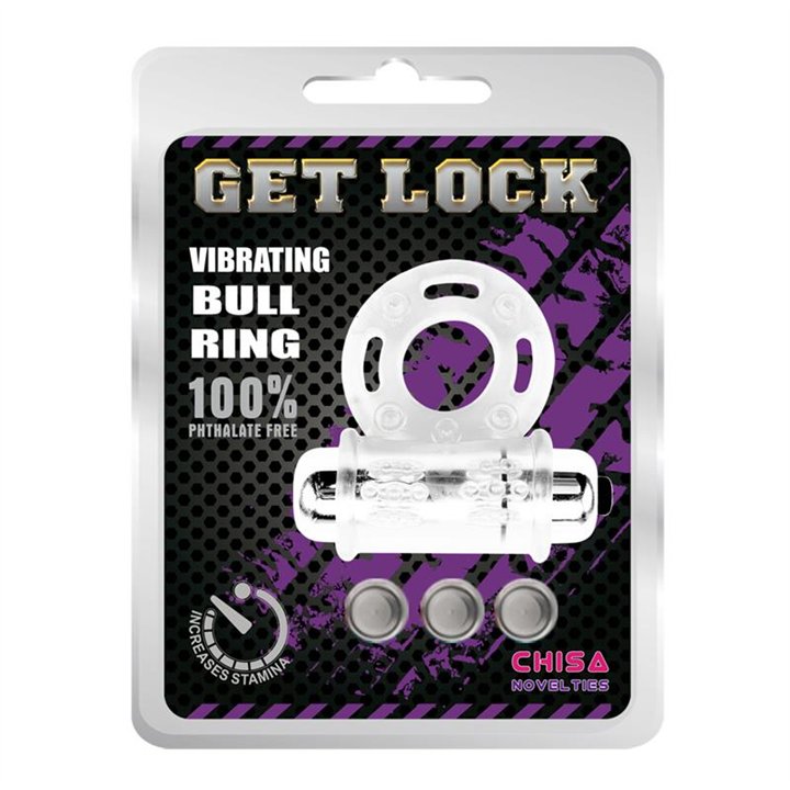 Vibrating Bull Ring-Clear - CN-330377012 - Teknashop Ltd