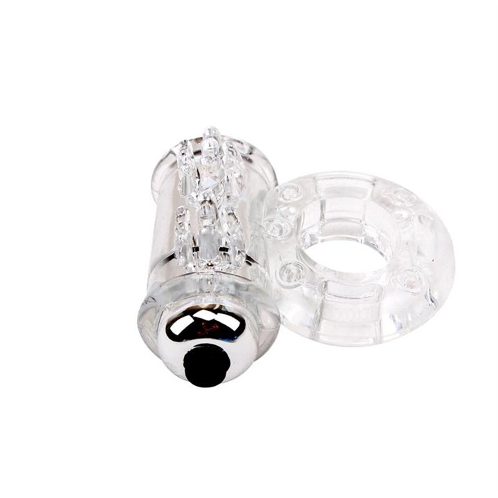 Vibrating Bull Ring-Clear - CN-330377012 - Teknashop Ltd