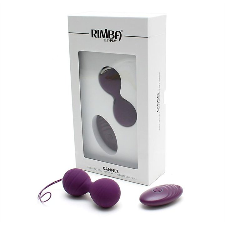 Vibrating Kegel Balls with Remote Control Cannes Purple - R2546 - Teknashop Ltd