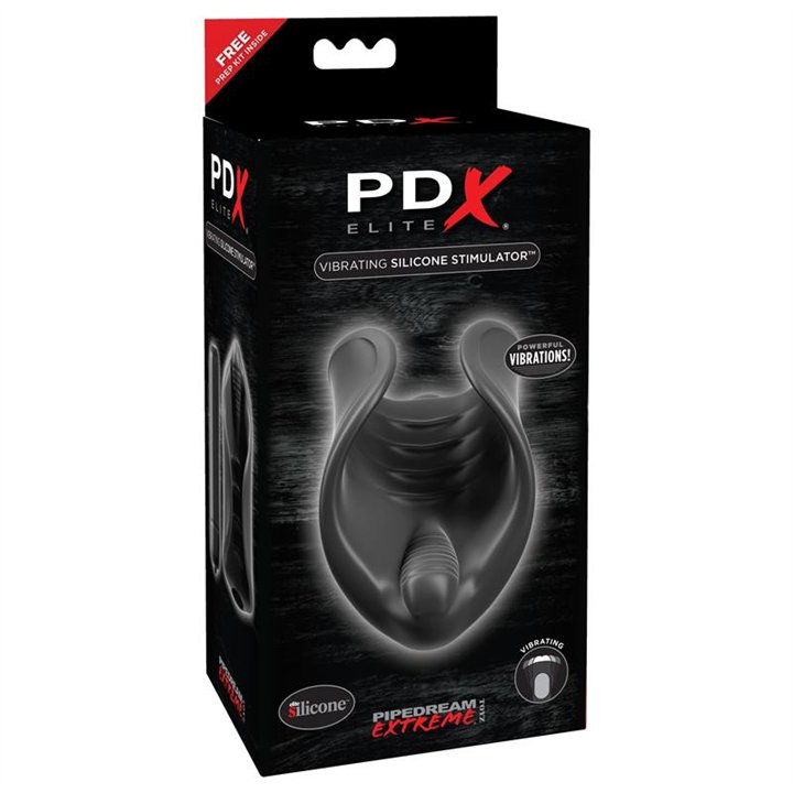 PDX Elite Vibrating Silicone Stimulator - RD-500 - Teknashop Ltd