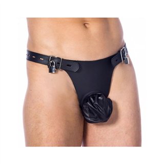 Chastity Belt with Padlocks Adjustable - R7330 - Teknashop Ltd