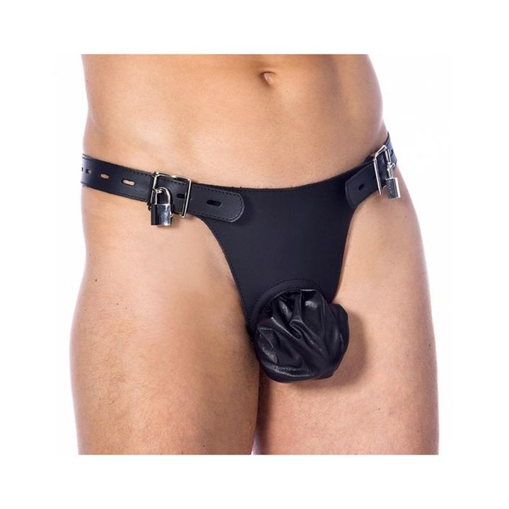 Chastity Belt with Padlocks Adjustable - R7330 - Teknashop Ltd