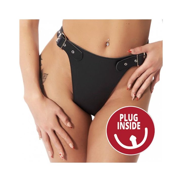 Adjustable Harness with Anal Plug - R7251 - Teknashop Ltd