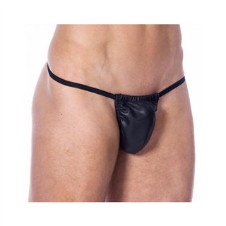 Leather G-string Elastic One size - R7301 - Teknashop Ltd