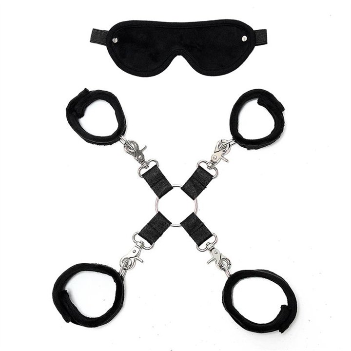 Bondage Set Black - R7017 - Teknashop Ltd