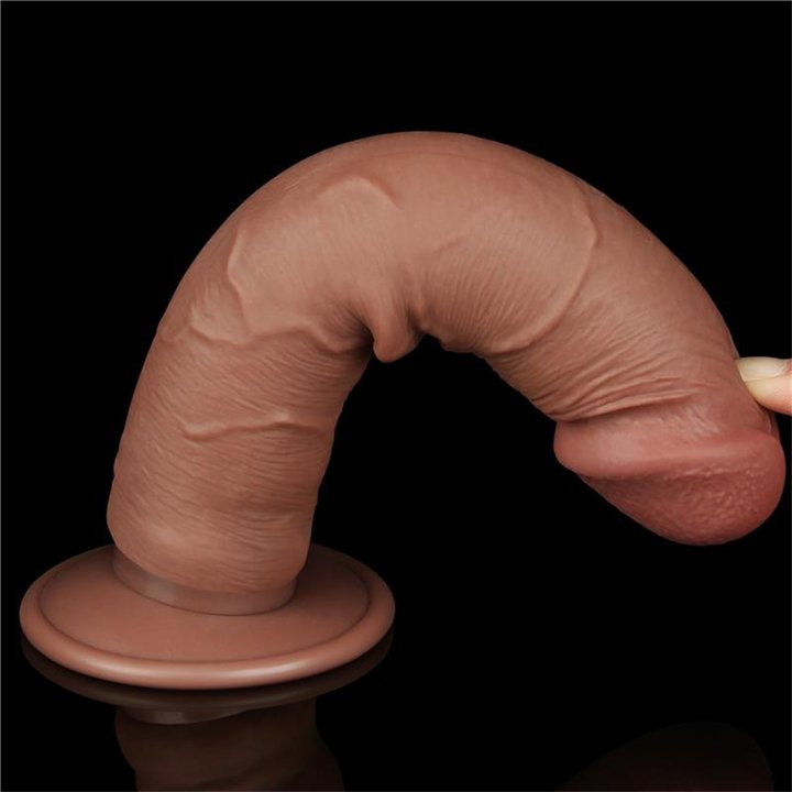 Dildo Sliding Skin 8 Brown - LO-LV317306 - Teknashop Ltd