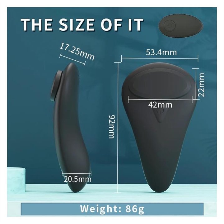 Bengi Panty Stimulator Remote Control Liquified Silicone Unibody - T-144 - Teknashop Ltd