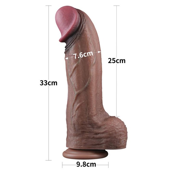 Dual Layered Dildo 13 Cock XXL - LO-LV411064 - Teknashop Ltd