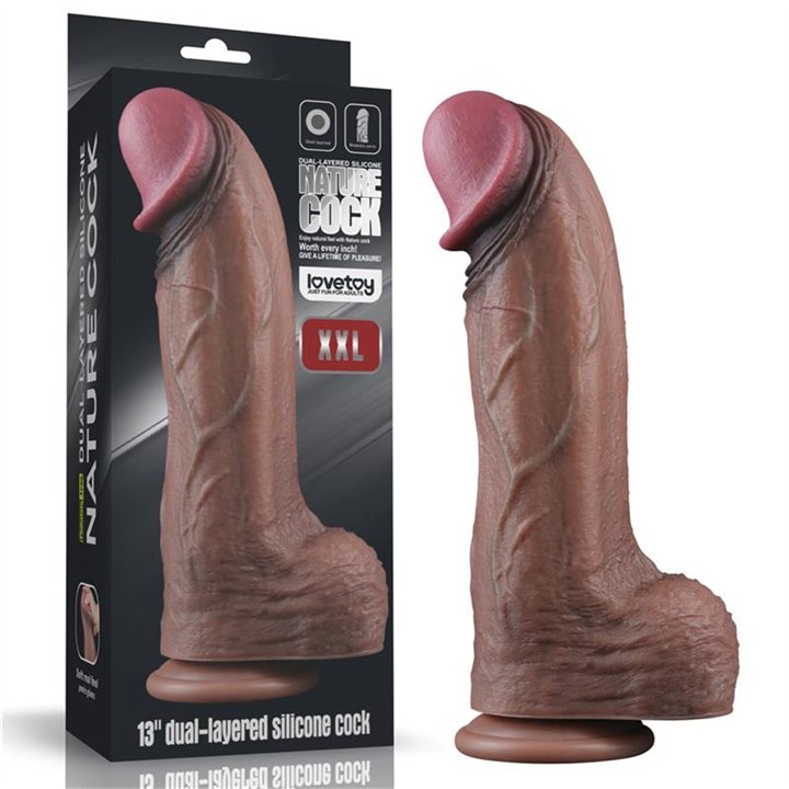 Dual Layered Dildo 13 Cock XXL - LO-LV411064 - Teknashop Ltd