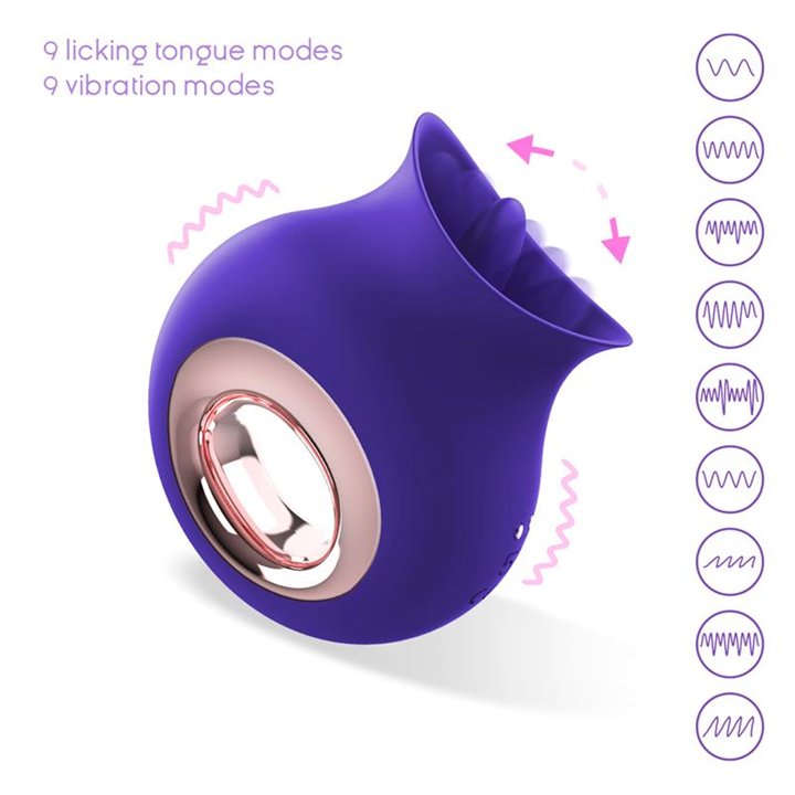 No. TwentyFive Licking Tongue and Vibrator Clitoris Massager - AC-386 - Teknashop Ltd