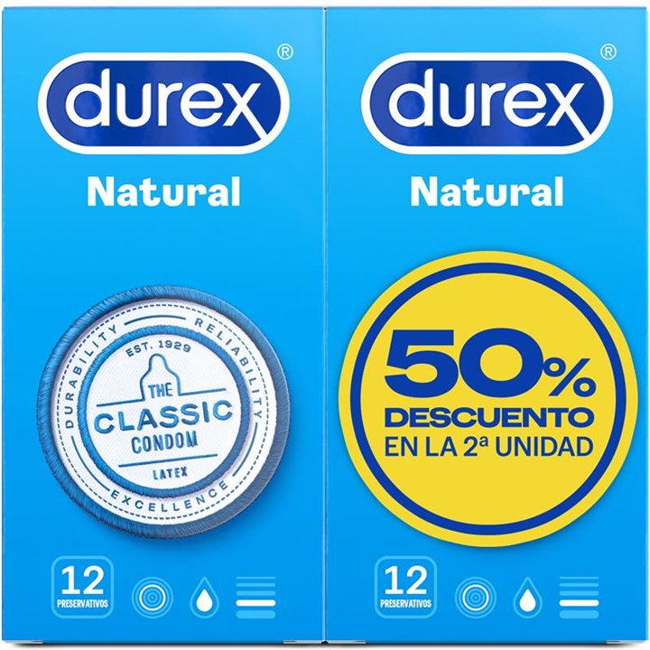 Duplo Condoms Natural 2x 12 units - 8410104603441 - Teknashop Ltd