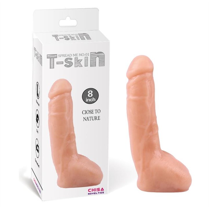 Dildo Spread Me N1 T-Skin 8 Flesh - CN-103092113 - Teknashop Ltd
