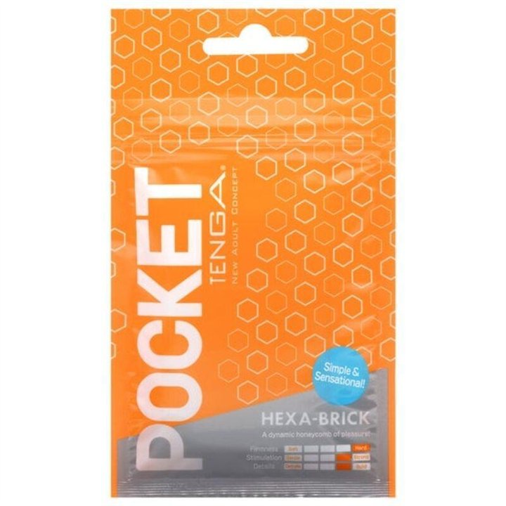 Masturbator Pocket Hexa-Brick - 4570030974900 - Teknashop Ltd