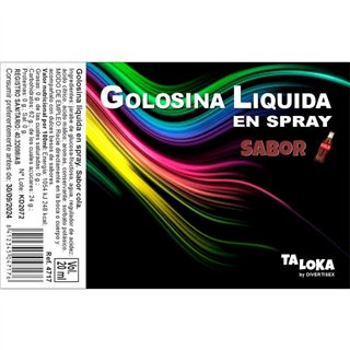 Cola Flavored Liquid Candy Spray 20 ml - 8412345047176 - Teknashop Ltd
