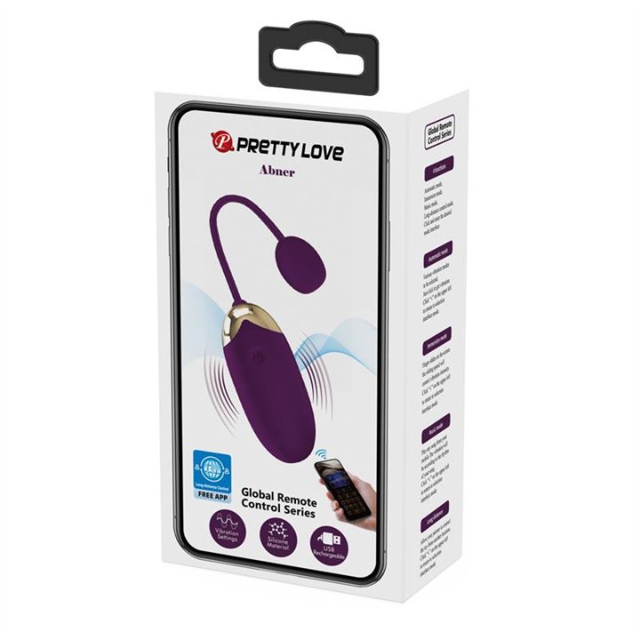Abner Vibrating Egg with App Lilac - BI-014362HP-1 - Teknashop Ltd