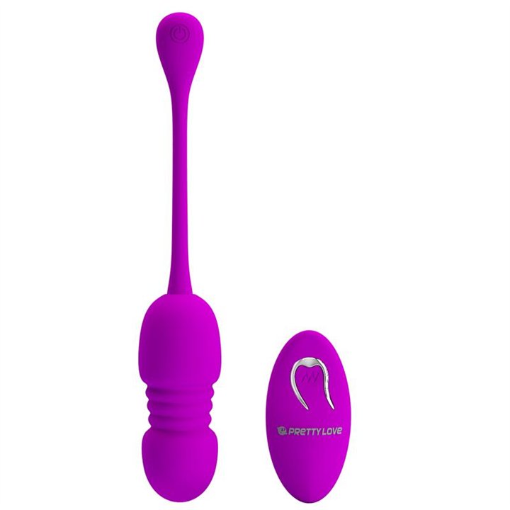 Callieri Vibrating Egg with Thrusting and Remote Control - BI-014892W - Teknashop Ltd